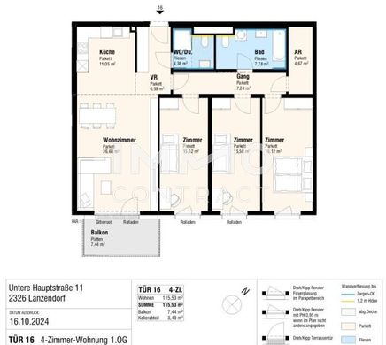 Piso / Apartamento en Lanzendorf, Politischer Bezirk Bruck an der Leitha