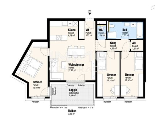 套间/公寓  Lanzendorf, Politischer Bezirk Bruck an der Leitha