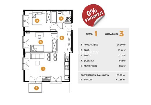 Appartement à Cracovie, Kraków