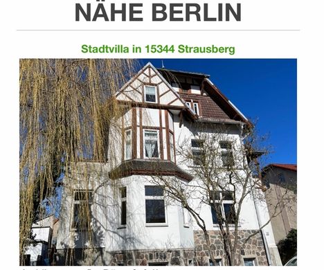 빌라 / Strausberg, Brandenburg