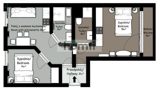 Appartement à Gdańsk, Voïvodie de Poméranie