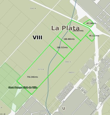 La Plata, Partido de La Plataの土地