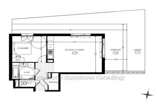 Antibes, Alpes-Maritimesのアパートメント