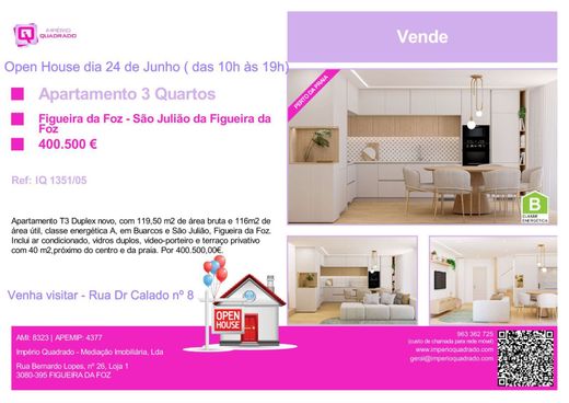 Apartment / Etagenwohnung in Figueira da Foz, Distrito de Coimbra