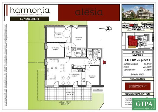 Piso / Apartamento en Eckbolsheim, Bajo Rin