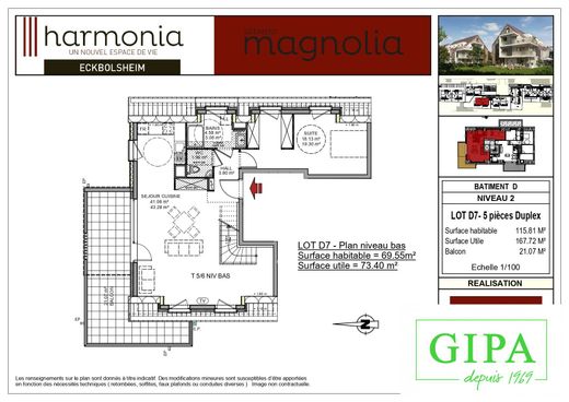Piso / Apartamento en Eckbolsheim, Bajo Rin