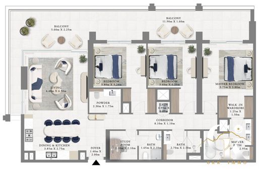 Appartamento a Dubai