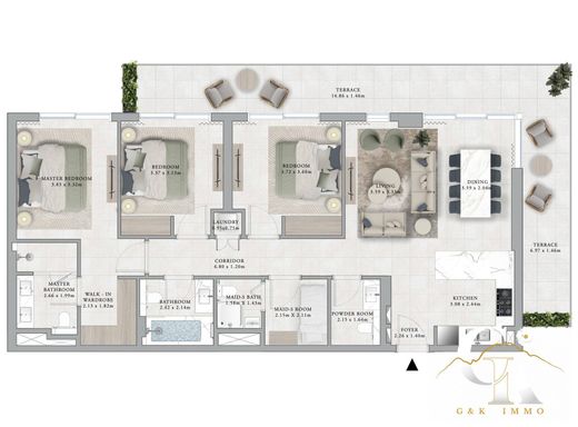 Piso / Apartamento en Dubái, Dubai