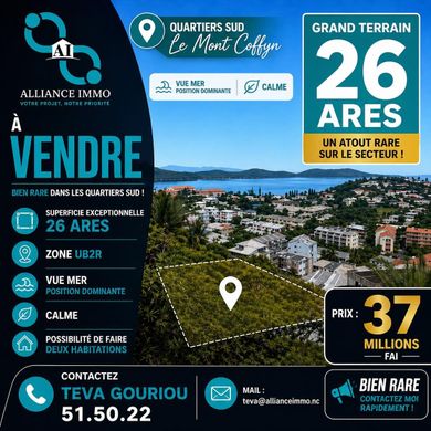 Terreno - Nouméa, Province Sud