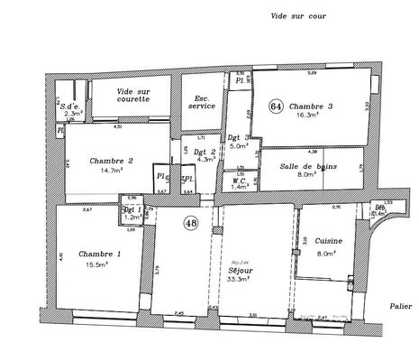 Apartment / Etagenwohnung in Temple, Rambuteau – Francs Bourgeois, Réaumur, Paris