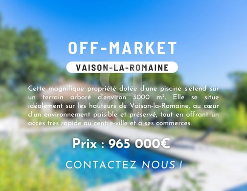 Vaison-la-Romaine, Vaucluseの高級住宅