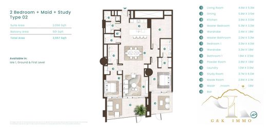 Appartement in Ras Al Khaimah City, Imārat Ra’s al Khaymah