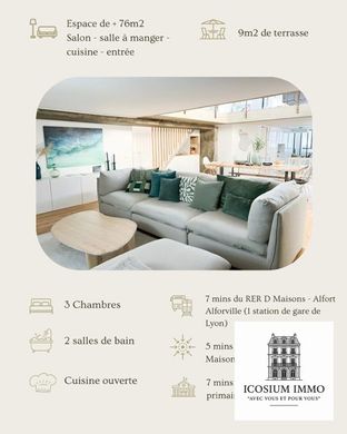 Apartament w Maisons-Alfort, Val-de-Marne