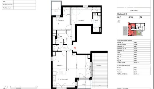 Apartment in Nantes, Loire-Atlantique