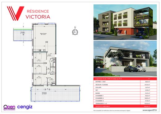 套间/公寓  Thionville, Moselle