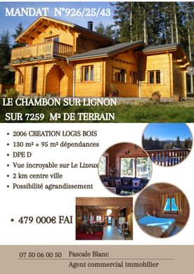 Luxury home in Le Chambon-sur-Lignon, Haute-Loire