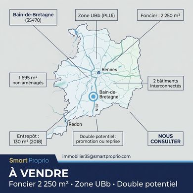 Grundstück in Bain-de-Bretagne, Ille-et-Vilaine