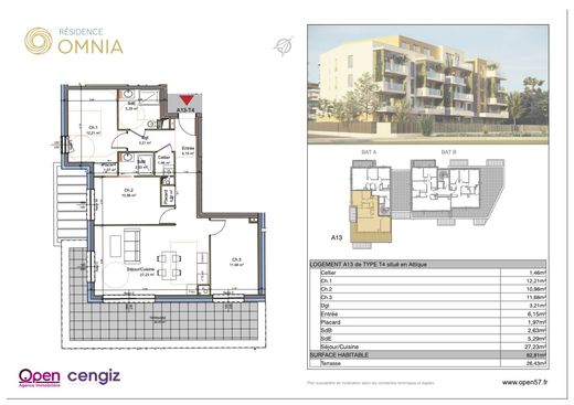 套间/公寓  Thionville, Moselle
