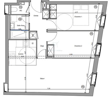 Квартира, Belleville, Père-Lachaise, Ménilmontant, Paris