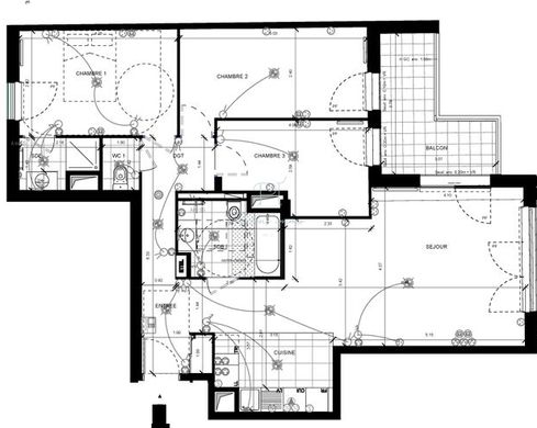 Appartement à Bagneux, Hauts-de-Seine