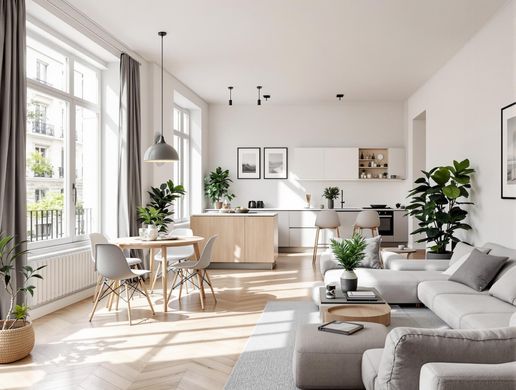 Apartment / Etagenwohnung in Montmartre, Abbesses, Grandes-Carrières, Paris
