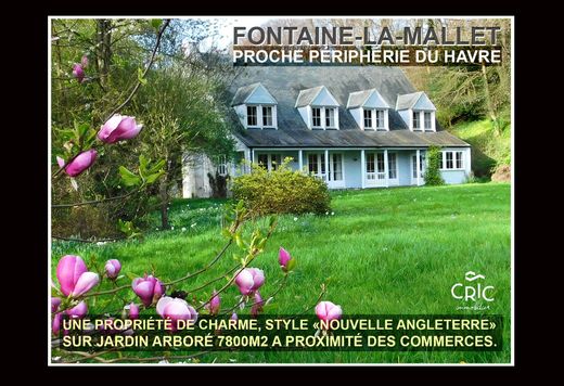 Fontaine-la-Mallet, Seine-Maritimeの高級住宅
