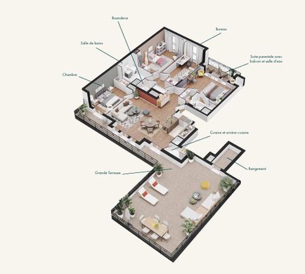 Apartament w Bezons, Val d'Oise