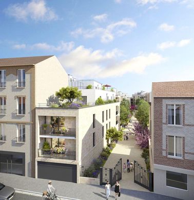 Apartment / Etagenwohnung in Aubervilliers, Seine-Saint-Denis