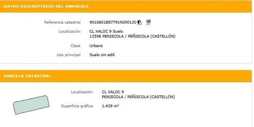 Terreno a Peñíscola, Província de Castelló