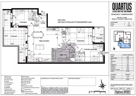 Apartment / Etagenwohnung in Le Touquet-Paris-Plage, Pas-de-Calais