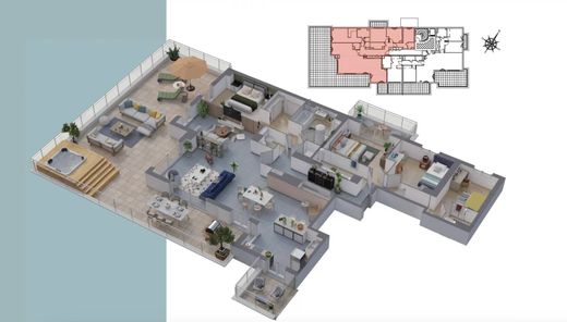 Apartment / Etagenwohnung in Le Cannet, Alpes-Maritimes