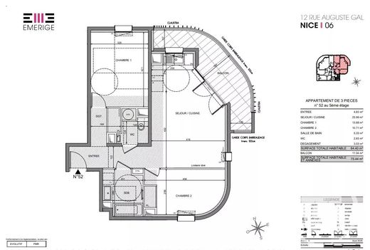 Apartament w Nicea, Alpes-Maritimes