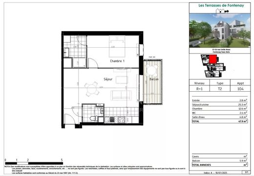 Appartamento a Fontenay-sous-Bois, Val-de-Marne
