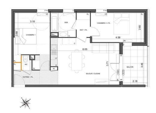 Apartament w Golfe-Juan, Alpes-Maritimes