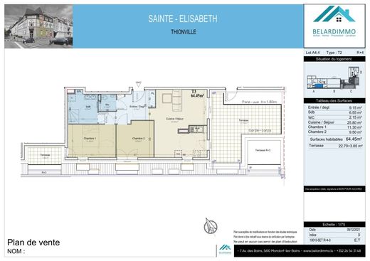 Apartment / Etagenwohnung in Diedenhofen, Moselle