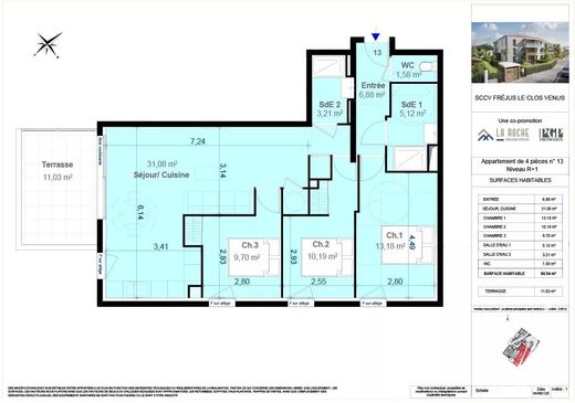Apartment / Etagenwohnung in Fréjus, Var