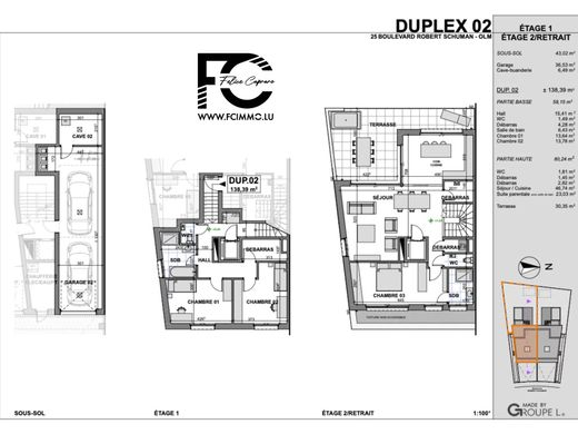 Duplex appartement in Olm, Canton de Luxembourg