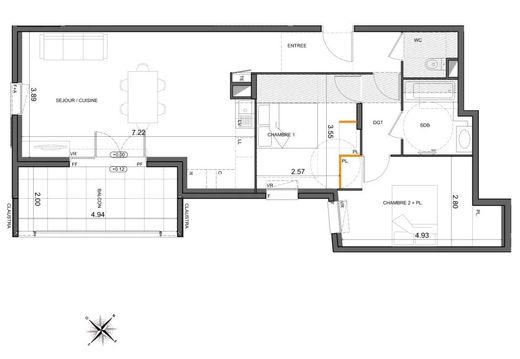 Apartament w Golfe-Juan, Alpes-Maritimes