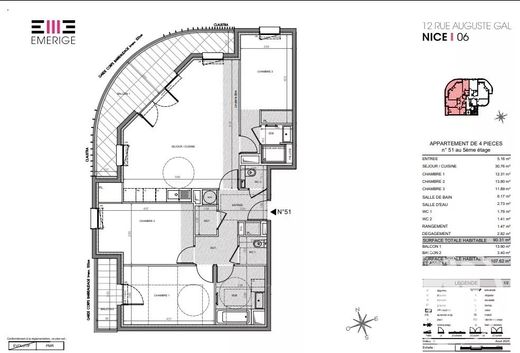 Piso / Apartamento en Niza, Alpes Marítimos