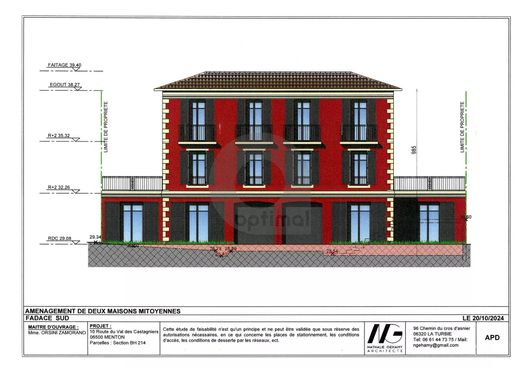 أرض ﻓﻲ Menton, Alpes-Maritimes