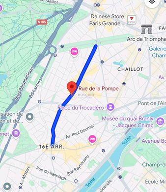 Office in La Muette, Auteuil, Porte Dauphine, Paris