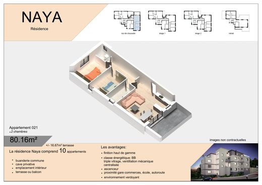 Appartement in Esch-sur-Alzette, Canton d'Esch-sur-Alzette
