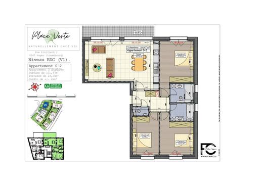 ‏דירה ב  Kleinbettingen, Steinfort