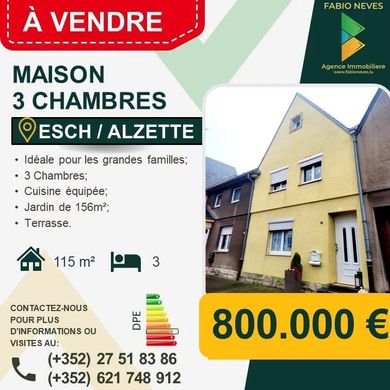 Casa de lujo en Esch-sur-Alzette, Canton d'Esch-sur-Alzette