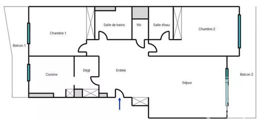 Apartamento - Cap-d'Ail, Alpes Marítimos