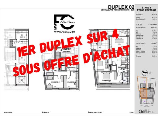 Duplex appartement in Olm, Canton de Luxembourg