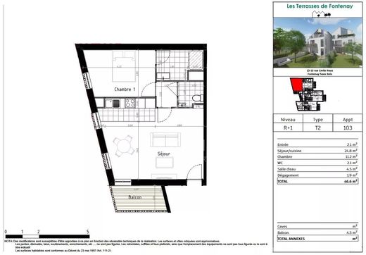 Appartamento a Fontenay-sous-Bois, Val-de-Marne