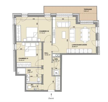 Apartment in Mondorf-les-Bains, Remich