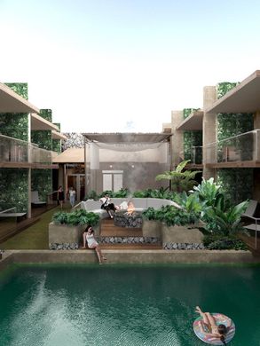 Residential complexes in Tulum, Quintana Roo