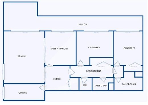 Appartement in Boulogne-Billancourt, Hauts-de-Seine